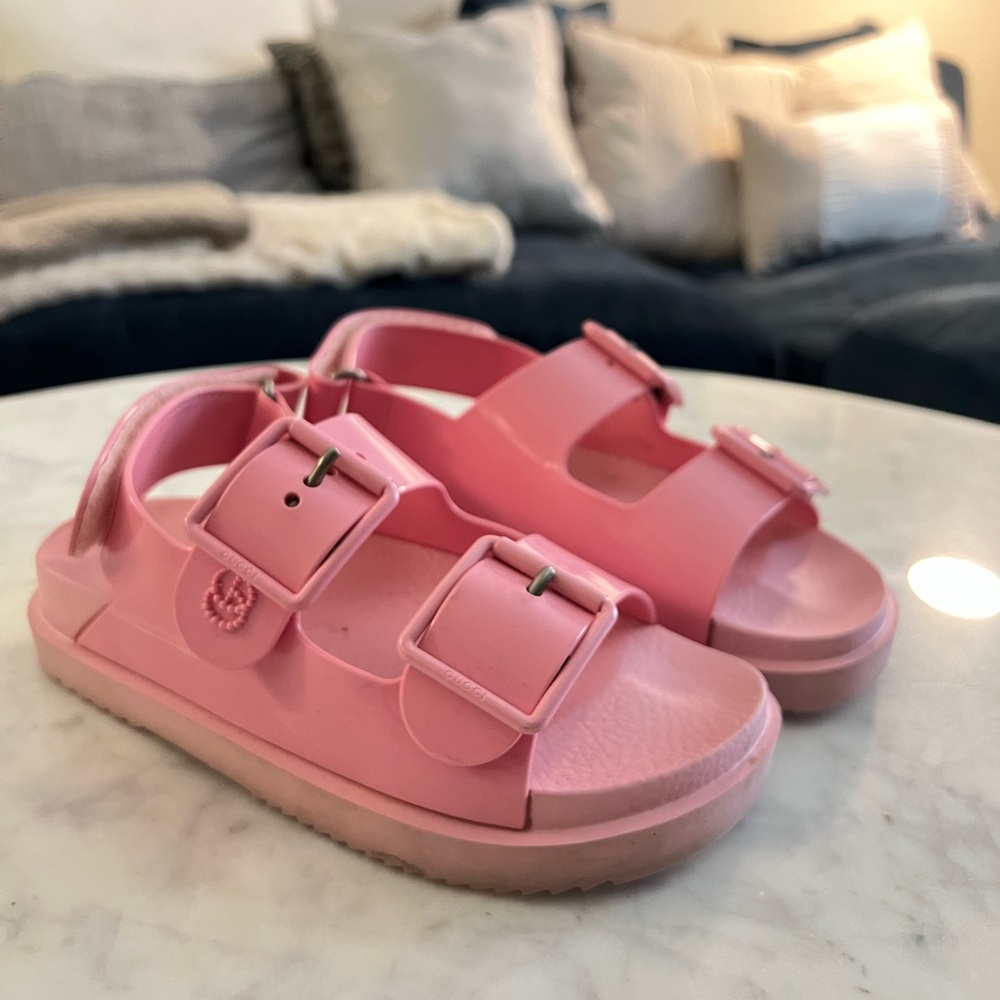 Gucci Pink Kids Sandals